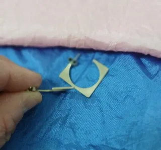 Pendientes Aros Cuadrados Plata Ley Vintage 80s