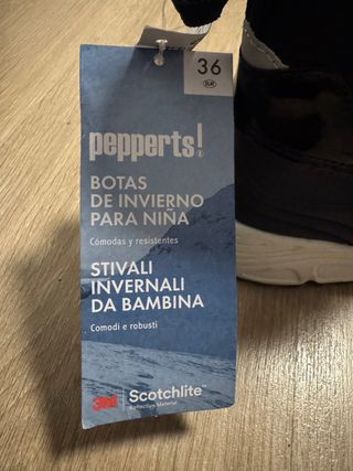 Botas de agua niña t.36 nuevas