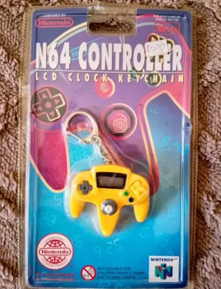 Llavero N64 LCD Clock Keychain Nintendo 1997