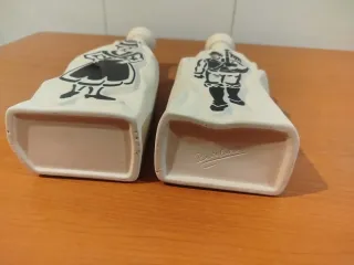 Pareja Botellas Gres/Cerámica Burelarte
