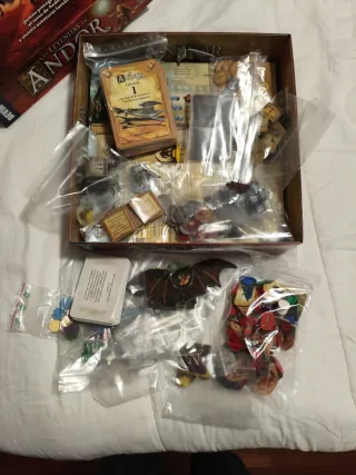 Juego de mesa familiar: Las Leyendas de Andor.