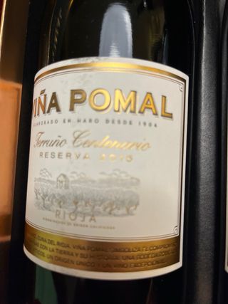 Vino Viña Pomal Reserva 2015. 2 botellas en caja o
