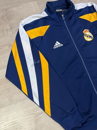 Chándal Adidas Real Madrid 2000s Azul y Amarillo