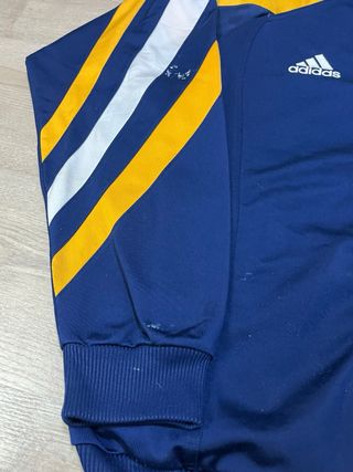 Chándal Adidas Real Madrid 2000s Azul y Amarillo