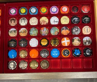 Chapas de cava coleccionables