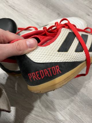 Deportivas Adidas Hombre Blancas y Rojas