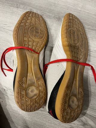 Deportivas Adidas Hombre Blancas y Rojas