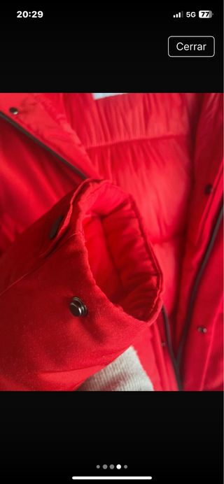 Chaqueta Zara Roja