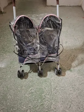Carrito Gemelar Muñecas Nuevo