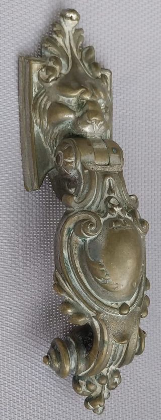 Tirador Puerta Bronce Antiguo León