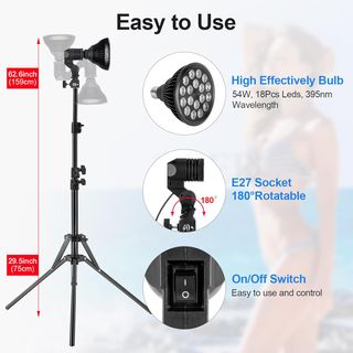 Lámpara Bronceadora 54W UV