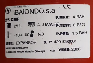 Conjunto Caldera interacumulador Calefacción