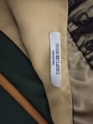 Conjunto ceremonia champán y negro T.40-42