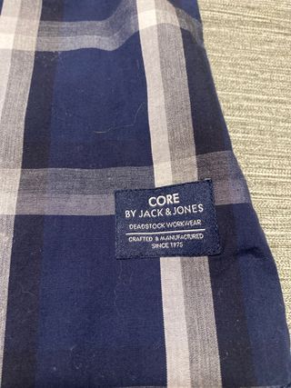 Camisa cuadros Jack & Jones azul
