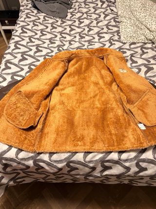 Cazadora aviador forrada marrón