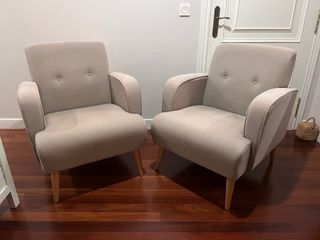 Butacas Kenay Home Beige Tela