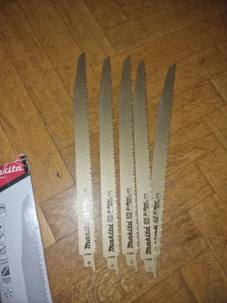 5 Hojas Sierra Sable Makita Bimetal