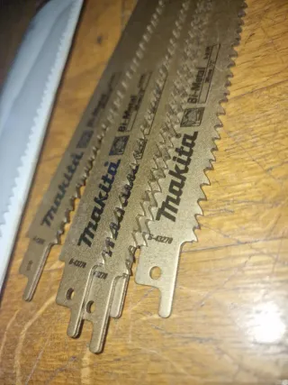5 Hojas Sierra Sable Makita Bimetal