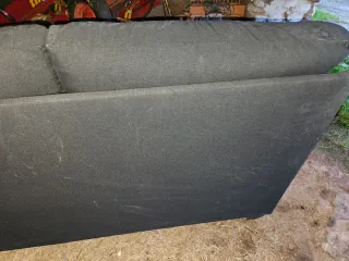 Sofá de 2 plazas negro