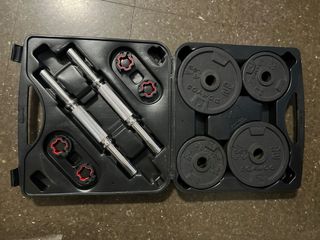 Kit Pesas Bodybuilding  20kg Maletín