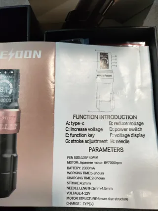 !!!Oferta!!! Máquina de Tatuar Stroke Regulable