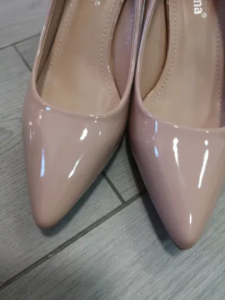 Zapatos Andarina Talla 39 Beige/Rosa