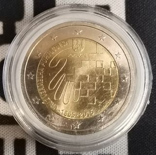 Moneda 2€ Conmemorativa Portugal 2015 Cruz Roja