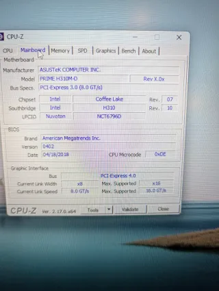 Pack Asus prime H310M-D + Intel i5 8400