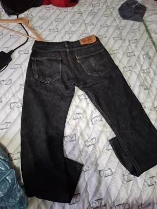 Pantalón Levi's 501 Negro Industrial Talla 31-32