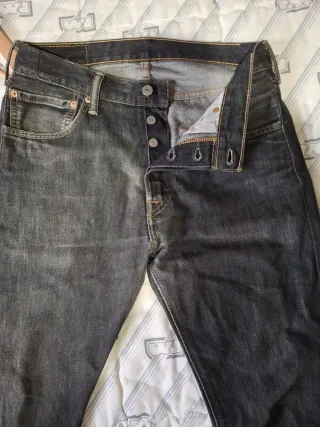 Pantalón Levi's 501 Negro Industrial Talla 31-32