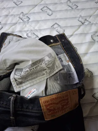 Pantalón Levi's 501 Negro Industrial Talla 31-32