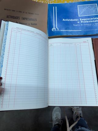 Pack Libros registro facturas emitidas iva y otros