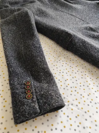 Abrigo El Ganso Hombre Gris