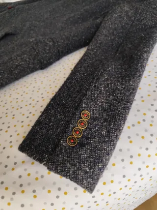 Abrigo El Ganso Hombre Gris