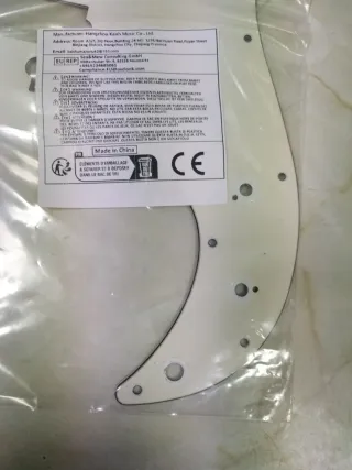 Golpeador blanco para guitarra eléctrica