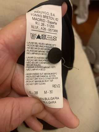 Vestido Tintoretto Beige y Marrón