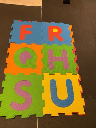 Alfombra Puzzle Infantil Bruin ABC