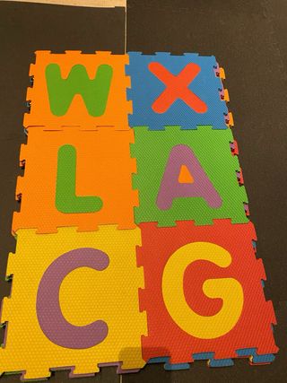 Alfombra Puzzle Infantil Bruin ABC