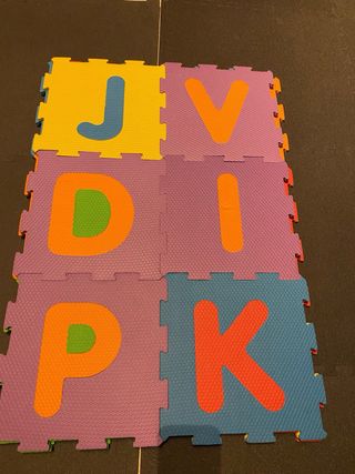 Alfombra Puzzle Infantil Bruin ABC