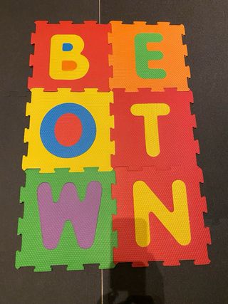 Alfombra Puzzle Infantil Bruin ABC