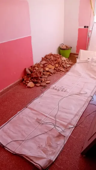 Bajante de escombros flexible