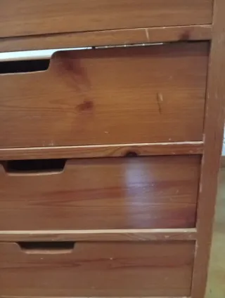 Cajonera de madera 5 cajones