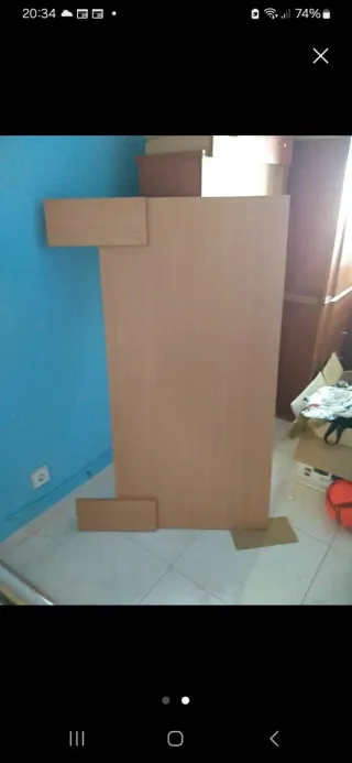 Cabecero Cama Madera 135 cm