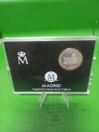 Moneda 200 pesetas plata Madrid 1992