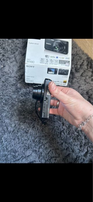 Cámara Sony Cyber-shot DSC-WX80 Negra