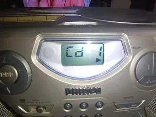 Radio CD Cassette Philips Gris/Plata