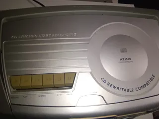 Radio CD Cassette Philips Gris/Plata