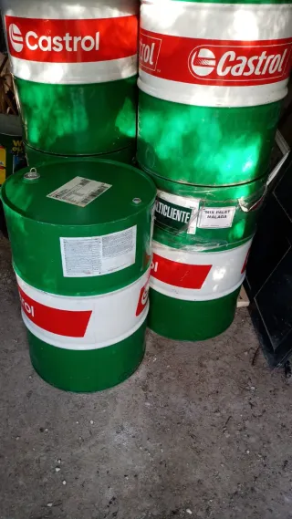Bidones metálicos Castrol (precio por unidad)