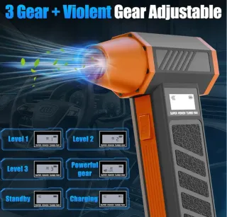 Soffiatore Aria Compressa & Aspirapolvere 2-in-1