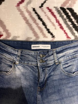 Pantalones Bootcut Azules Bershka